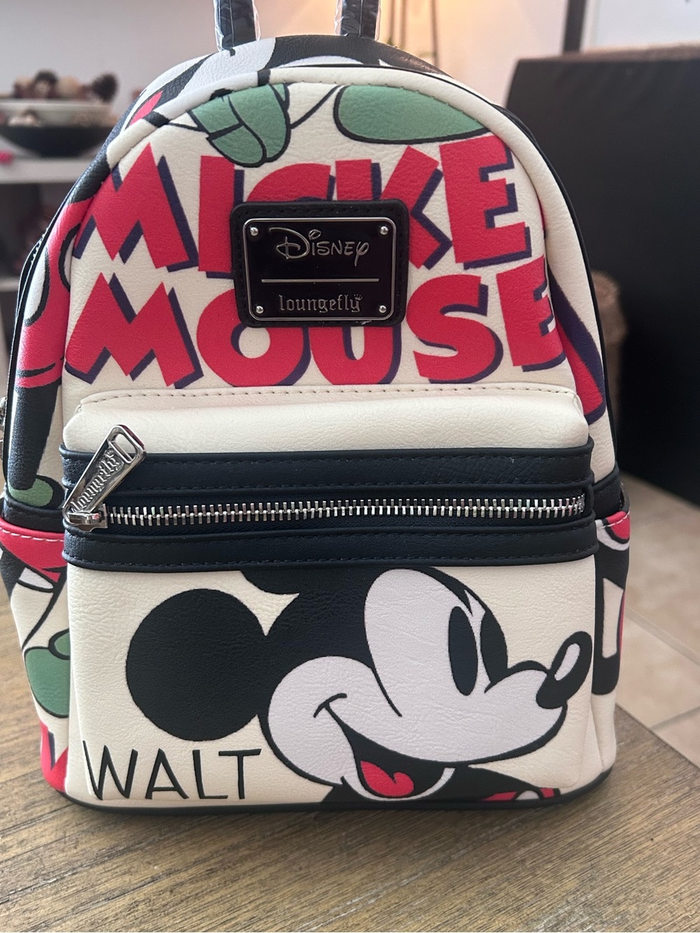 Disney x Loungefly Mickey Mouse Graphic Mini Backpack - RARE-HARD TO FIND